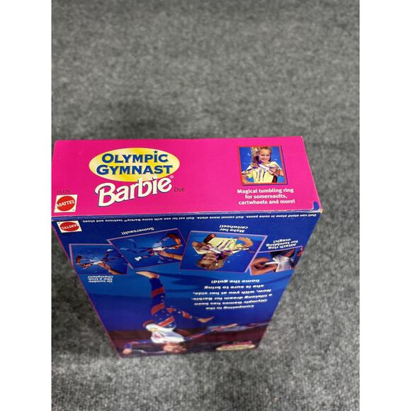 Vintage 1996 Olympic Gymnast Barbie Doll Atlanta Mattel 15125 New in Box USA - Picture 9 of 11